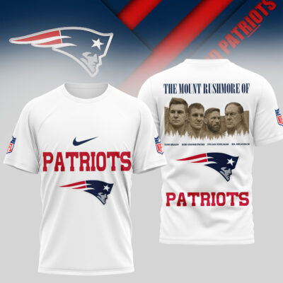 New England Patriots | Premium NFL The Mount Rushmore 3D Shirt