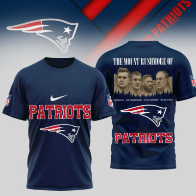 New England Patriots | Premium NFL The Mount Rushmore 3D Shirt