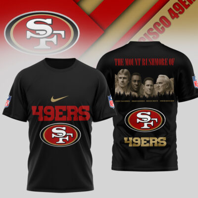 San Francisco 49ers | Premium NFL The Mount Rushmore 3D Shirt