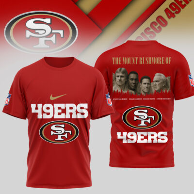 San Francisco 49ers | Premium NFL The Mount Rushmore 3D Shirt