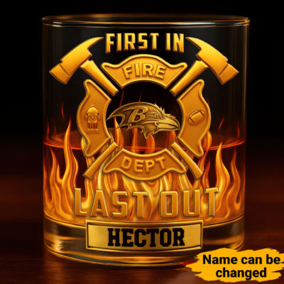 Baltimore Ravens | Premium NFL First In Last Out Whiskey Glass