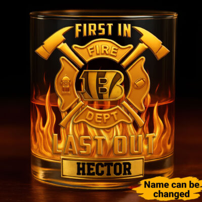 Cincinnati Bengals | Premium NFL First In Last Out Whiskey Glass