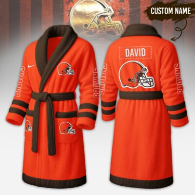 Cleveland Browns | Premium NFL Fleece Bathrobe - 4XL