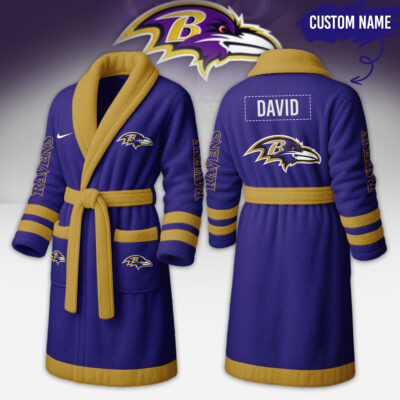 Baltimore Ravens | Premium NFL Fleece Bathrobe - XL