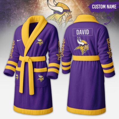 Minnesota Vikings | Premium NFL Fleece Bathrobe