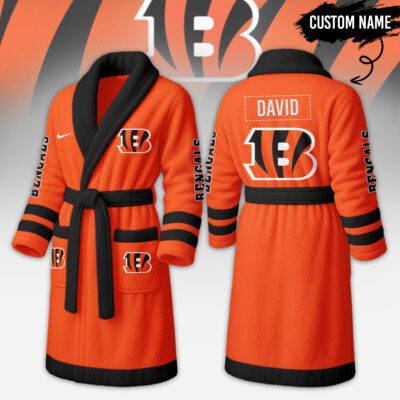 Cincinnati Bengals | Premium NFL Fleece Bathrobe