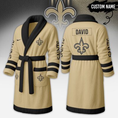 New Orleans Saints | Premium NFL Fleece Bathrobe - 2XL