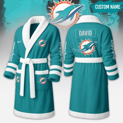 Miami Dolphins | Premium NFL Fleece Bathrobe