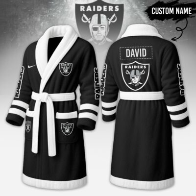 Las Vegas Raiders | Premium NFL Fleece Bathrobe
