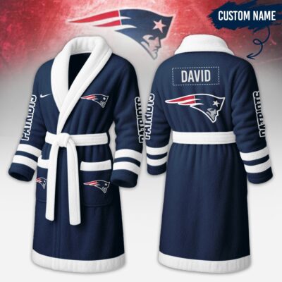 New England Patriots | Premium NFL Fleece Bathrobe - 2XL