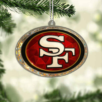 San Francisco 49ers | Premium NFL Football Christmas Ornaments - 2