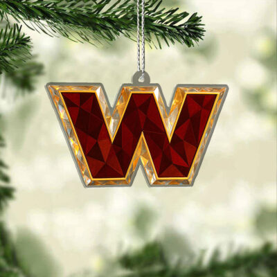 Washington Commanders | Premium NFL Football Christmas Ornaments - 2