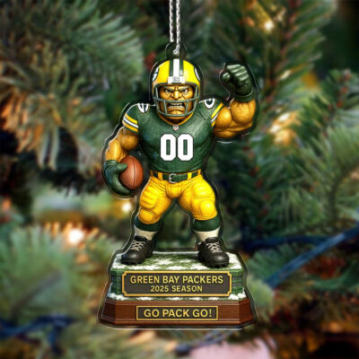 Green Bay Packers | Premium NFL Football Christmas Ornaments - 3