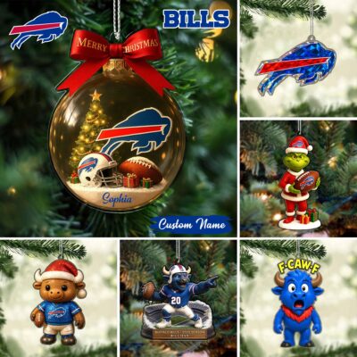 Buffalo Bills | Premium NFL Football Christmas Ornaments