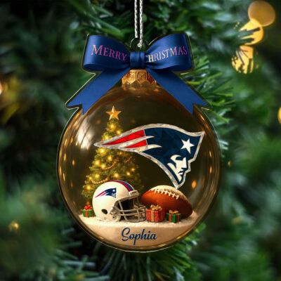 New England Patriots | Premium NFL Football Christmas Ornaments - 1