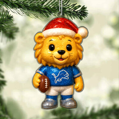 Detroit Lions | Premium NFL Football Christmas Ornaments - 5