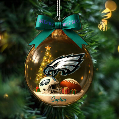Philadelphia Eagles | Premium NFL Football Christmas Ornaments - 1