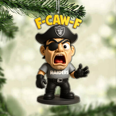 Las Vegas Raiders | Premium NFL Football Christmas Ornaments - 6