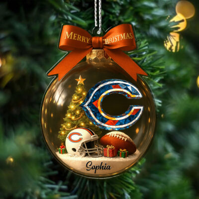 Chicago Bears | Premium NFL Football Christmas Ornaments - 1