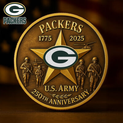 Green Bay Packers | Premium NFL U.S Army Anniversary Coin - 2 Pack