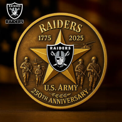 Las Vegas Raiders | Premium NFL U.S Army Anniversary Coin - 3 Pack (Save 35%)