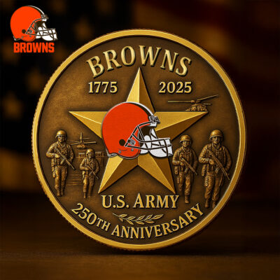 Cleveland Browns | Premium NFL U.S Army Anniversary Coin - 2 Pack