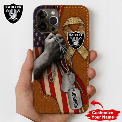 Las Vegas Raiders | Premium NFL Veterans Day Phonecase