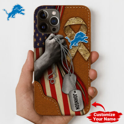 Detroit Lions | Premium NFL Veterans Day Phonecase