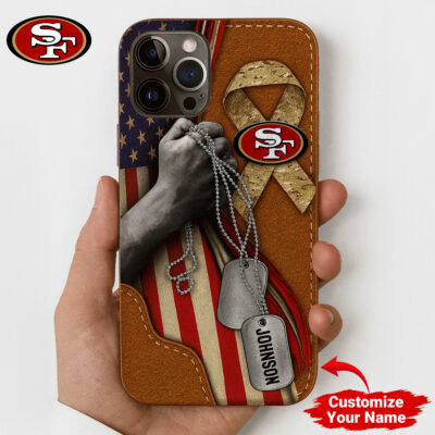 San Francisco 49ers | Premium NFL Veterans Day Phonecase