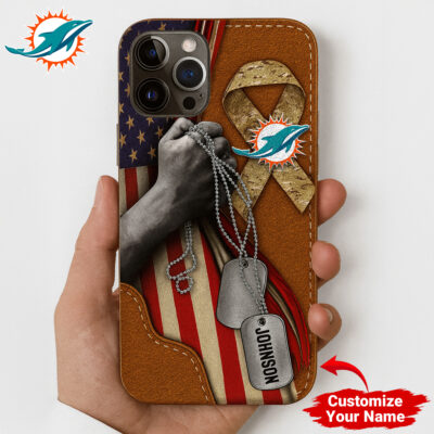 Miami Dolphins | Premium NFL Veterans Day Phonecase
