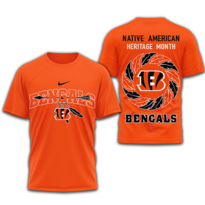 Cincinnati Bengals | Premium NFL Native American Heritage Month 3D Shirt