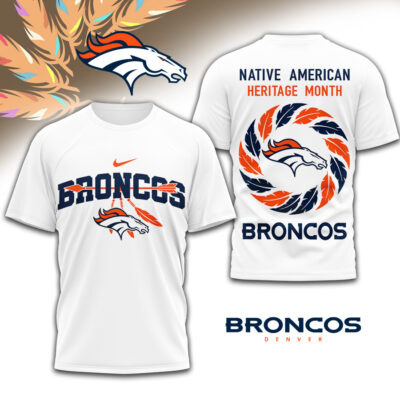 Denver Broncos | Premium NFL Native American Heritage Month 3D Shirt