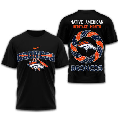 Denver Broncos | Premium NFL Native American Heritage Month 3D Shirt