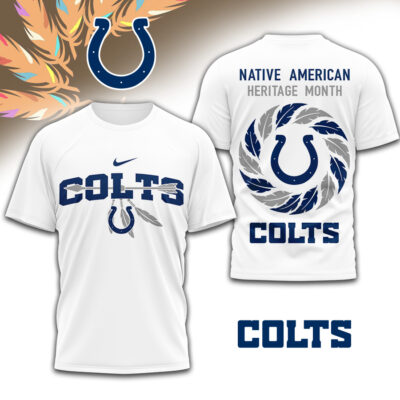 Indianapolis Colts | Premium NFL Native American Heritage Month 3D Shirt