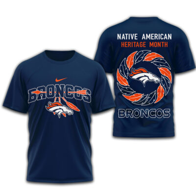 Denver Broncos | Premium NFL Native American Heritage Month 3D Shirt