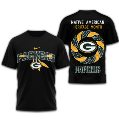Green Bay Packers | Premium NFL Native American Heritage Month 3D Shirt