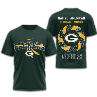 Green Bay Packers | Premium NFL Native American Heritage Month 3D Shirt