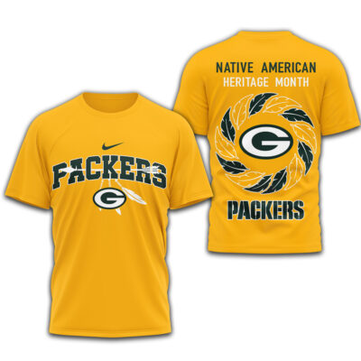 Green Bay Packers | Premium NFL Native American Heritage Month 3D Shirt