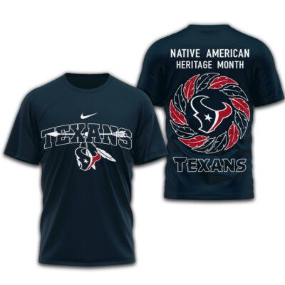 Houston Texans | Premium NFL Native American Heritage Month 3D Shirt