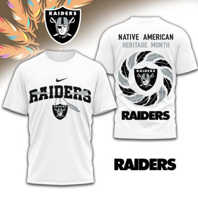 Las Vegas Raiders | Premium NFL Native American Heritage Month 3D Shirt
