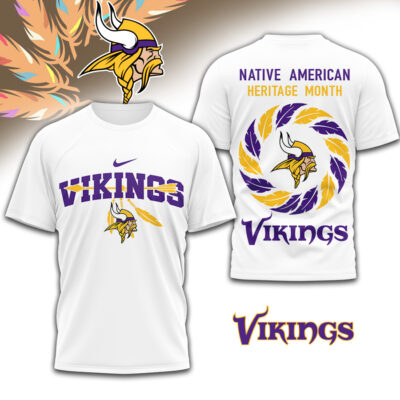 Minnesota Vikings | Premium NFL Native American Heritage Month 3D Shirt