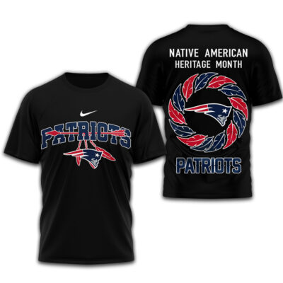 New England Patriots | Premium NFL Native American Heritage Month 3D Shirt