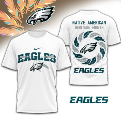 Philadelphia Eagles | Premium NFL Native American Heritage Month 3D Shirt