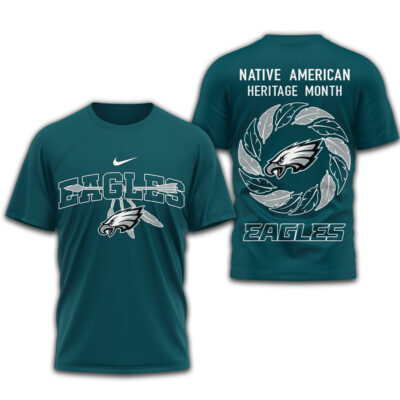 Philadelphia Eagles | Premium NFL Native American Heritage Month 3D Shirt