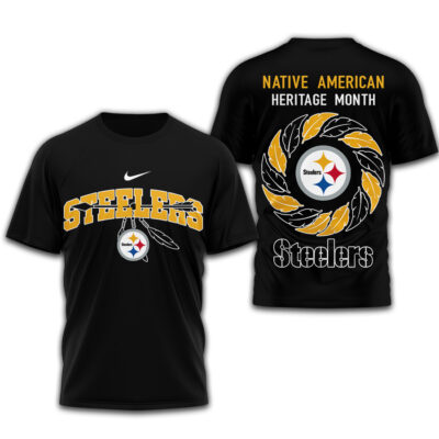 Pittsburgh Steelers | Premium NFL Native American Heritage Month 3D Shirt