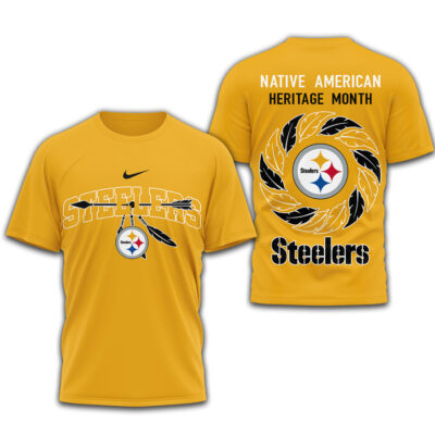 Pittsburgh Steelers | Premium NFL Native American Heritage Month 3D Shirt
