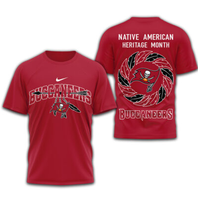 Tampa Bay Buccaneers | Premium NFL Native American Heritage Month 3D Shirt