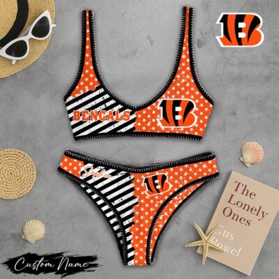 Cincinnati Bengals | Premium NFL Halftime Heat Bikini Sets - XL