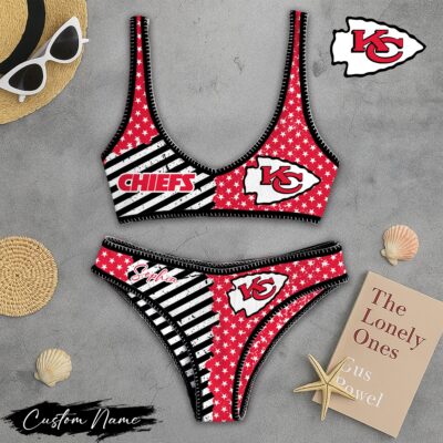 Kansas City Chiefs | Premium NFL Halftime Heat Bikini Sets - L