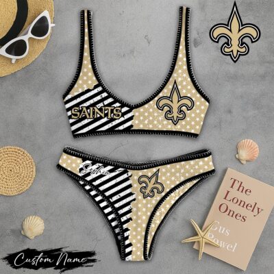 New Orleans Saints | Premium NFL Halftime Heat Bikini Sets - S